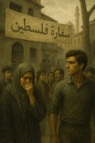 گشایش سفارت فلسطین در تهران 1979م