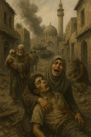 کشتار اردوگاه البریج غزه 2002م