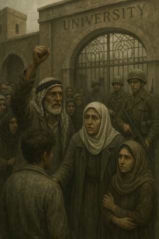 بسته شدن کلیه دانشگاه ها و مدارس فلسطین توسط اشغالگران صهیونیست 1988م