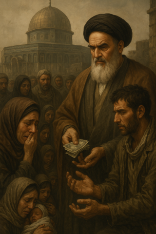 اجازه امام خمینی به مصرف وجوهات در راه مبارزه با رژیم صهیونیستی1968م