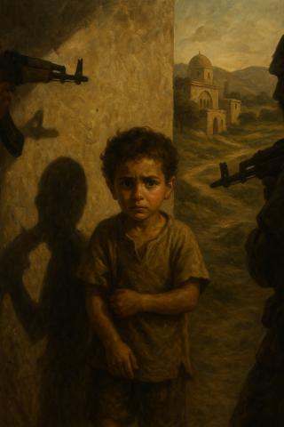 شهادت 3 کودک فلسطینی در حال بازی 2005