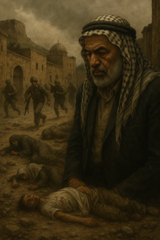 حمله صهیونیست ها به منطقه الشعف و کشتار فلسطینی ها